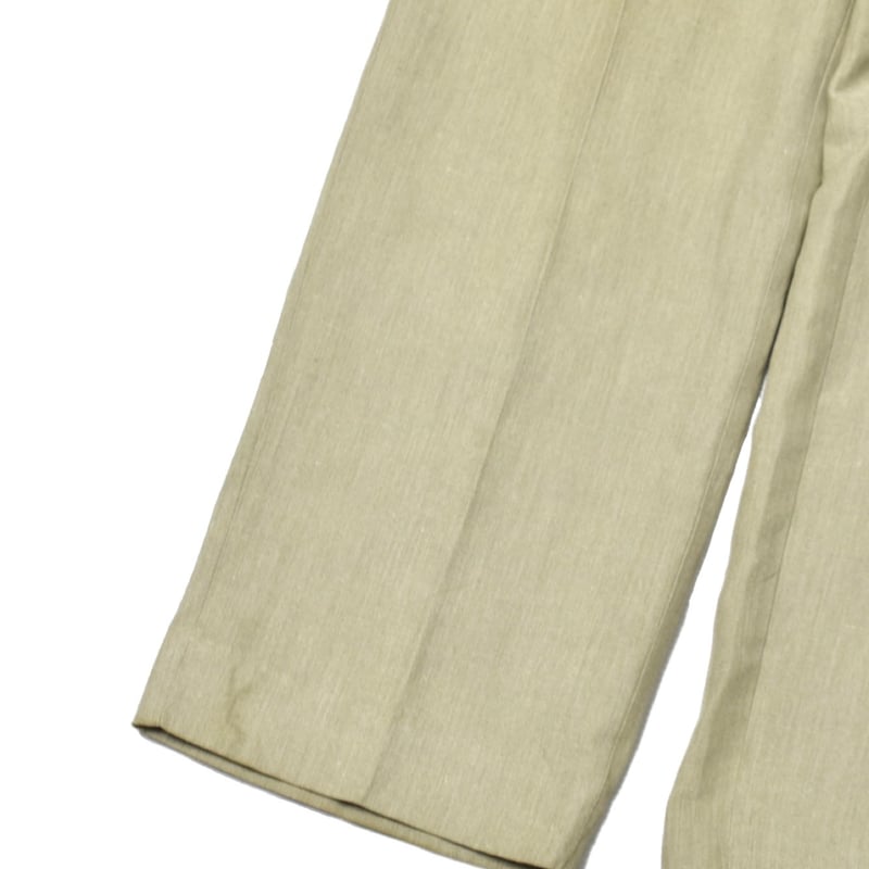 Vintage Single Tuck Linen Slacks | 水戸 古着屋 VERS｜