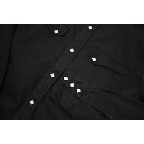"Remake by VERS" Asymmetrical Western L/S Shirt