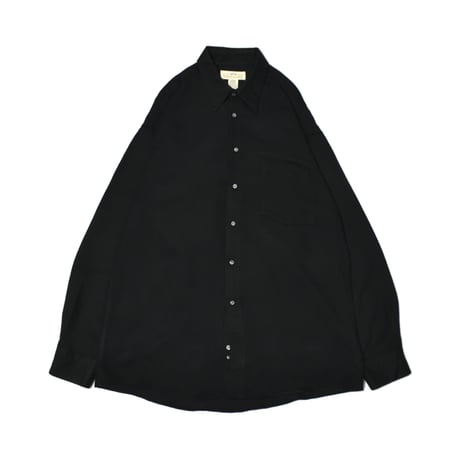 Vintage Rayon Blend Black Shirt