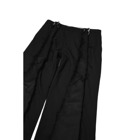 “Remake by VERS” Noir Flow Flare Slacks