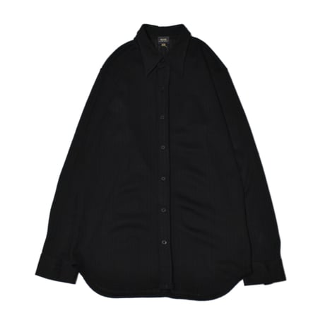 G-STAR RAW Sheer Textured Black L/S Shirt