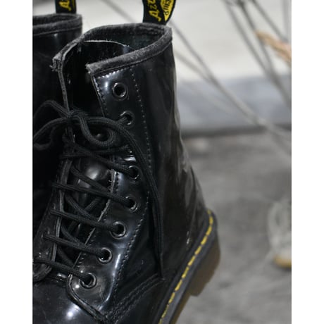 Dr.Martens Black Smooth 8hole Boots