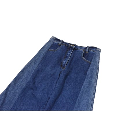 VERS Remake Upside Down Flare Denim Pants