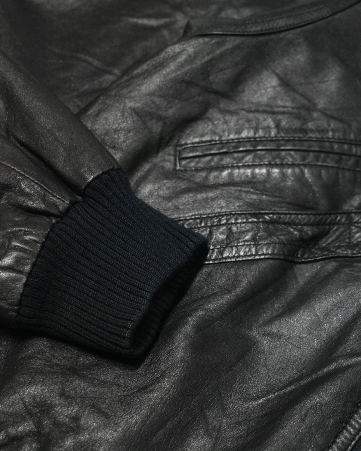 Vintage Short Length Real Leather Jacket | 水戸 古