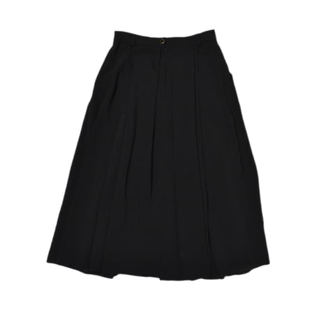 Black Pleats Design Skirt