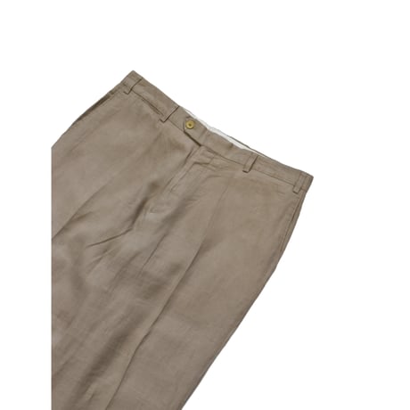 EURO Vintage Sand Linen Slacks