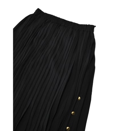 Classic Black Pleats Skirt