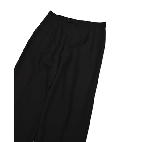 Two Tuck Wide Tapered Slacks