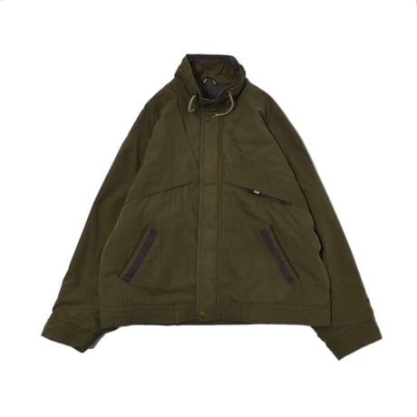 Faux Suede Stand Collar Jacket