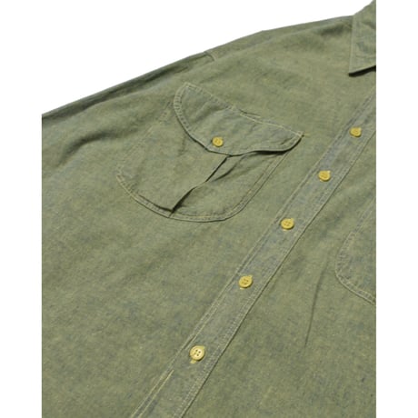Vintage Olive Utility L/S Shirt