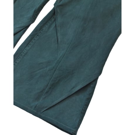 "Remake by VERS" Asymmetric Tuck Denim Trousers