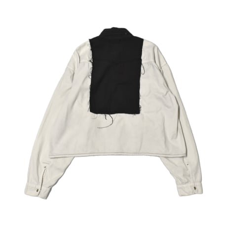 "Remake by VERS" Formal Contrast Denim L/S Shirt