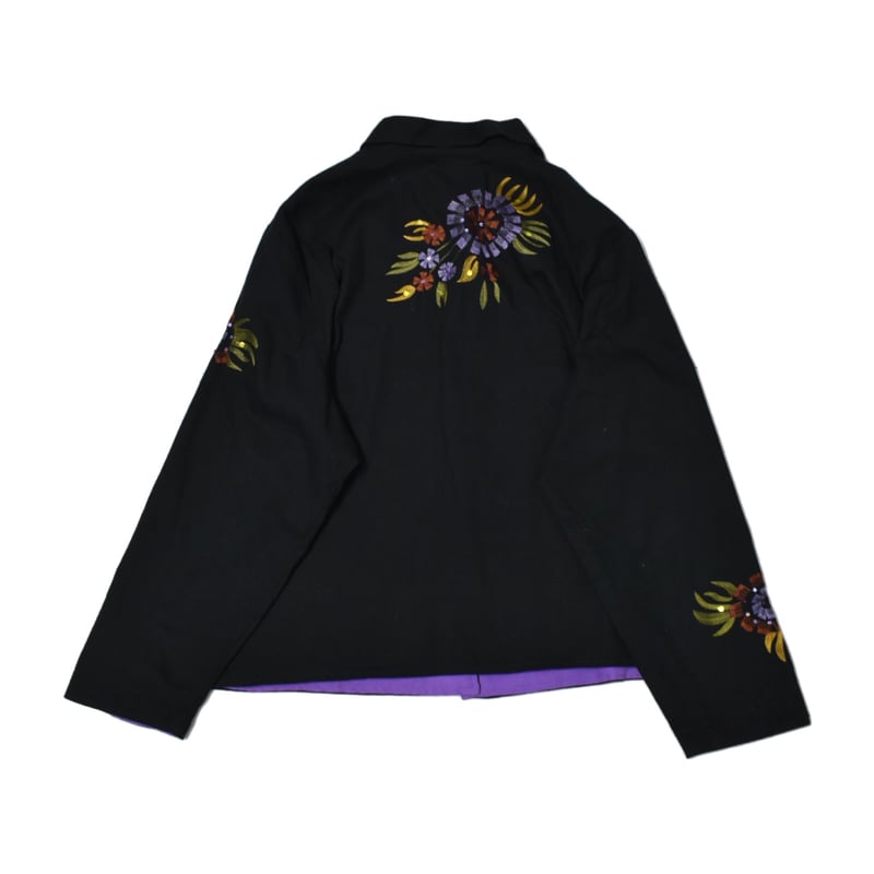 Embroidery Flower Design Jacket | 水戸 古着屋 VERS|リ Embroidery Flower Design Jacket | 水戸 古着屋 VERS|リ