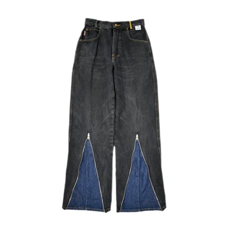 VERS Remake Zip Changing Flare Denim Pants