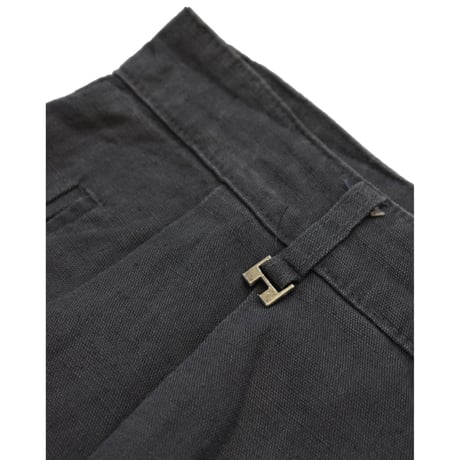 Vintage Linen Blend Two Tuck Slacks