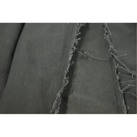 VERS Remake Fringe Damage Flare Denim Pants