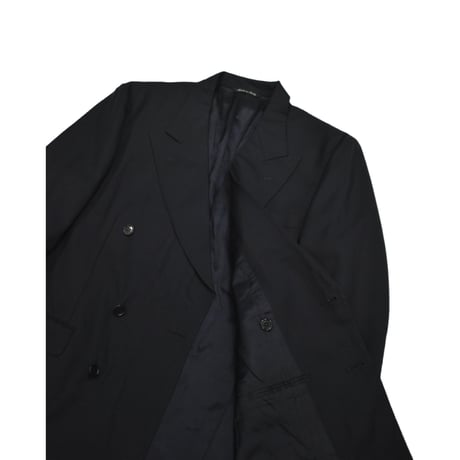 EURO Vintage Italian Double Breasted Tailored SET UP -Navy-