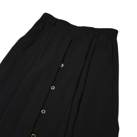 Black Pleats Design Skirt