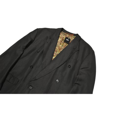 Vintage Double Breasted Linen Tailored Jacket