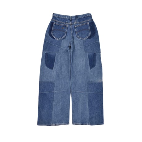 "Remake by VERS" Switching Wide Denim Pants