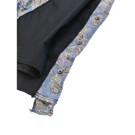 "Remake by VERS" Paisley Switching Design L/S Shirt