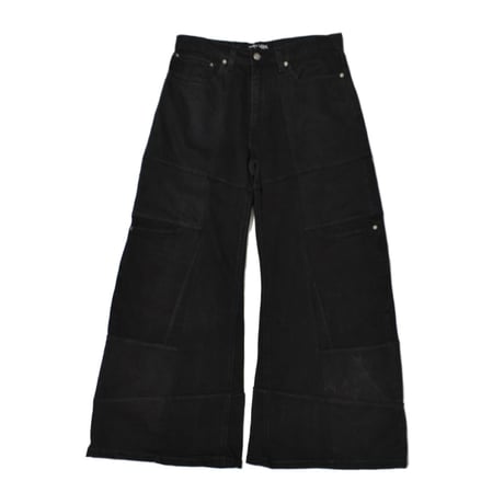 "Remake by VERS" Switching Flare Denim Pants