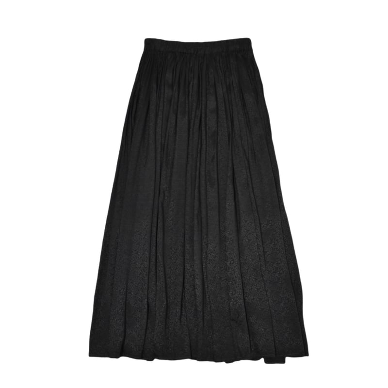 Vintage Black Accordion Pleat Skirt | 水戸 古着屋 VE