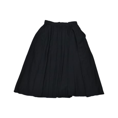 Classic Black Pleats Skirt