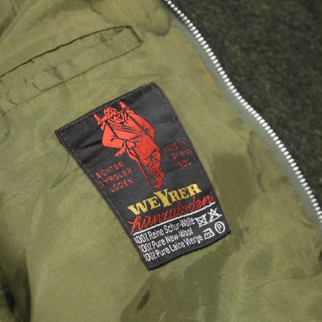 EURO Vintage Tyrolean Loden Half Coat