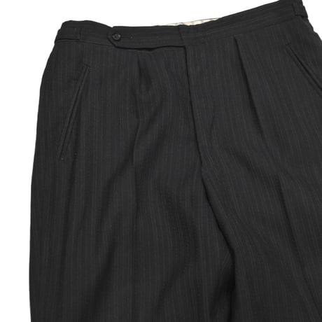 EURO Vintage One Tuck Stripe Slacks