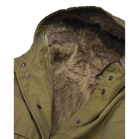 German Vintage Boa Lined Work Parka