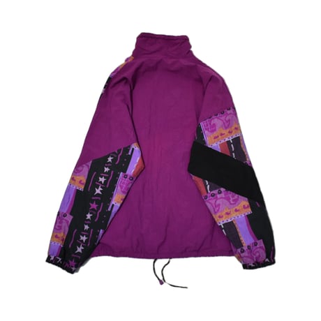 Vintage Patterned Nylon Jacket