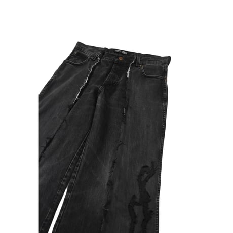 “Remake by VERS” Twincut Western Flare Denim Pants