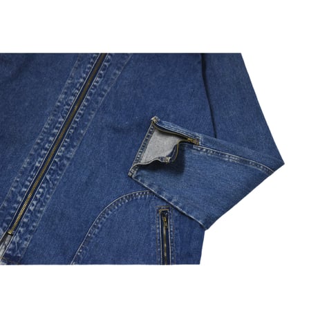 Vintage ZipUp Denim Hoodie