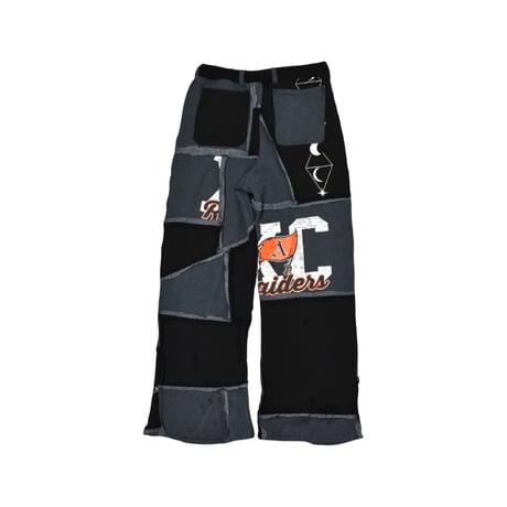 "Remake by VERS" Irregularly Attached Semi Flare Sweat Pants