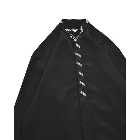 Embroidery Fly Front L/S Shirt