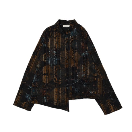 Vintage Asymmetrical Design Jacket