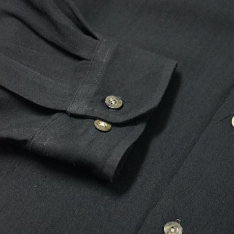 Rayon Blend Classic Black Shirt