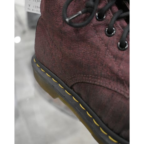 Dr.Martens Oxblood Canvas 8hole Boots