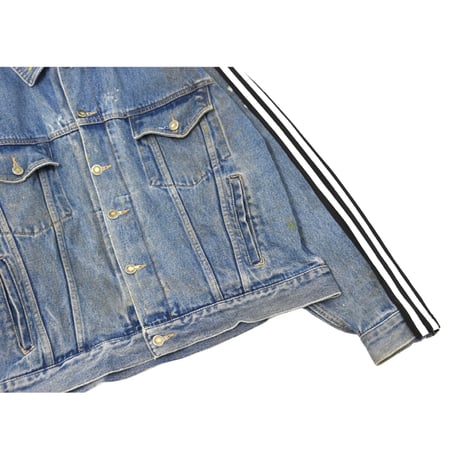 VERS Remake Side Stripe Denim Jacket