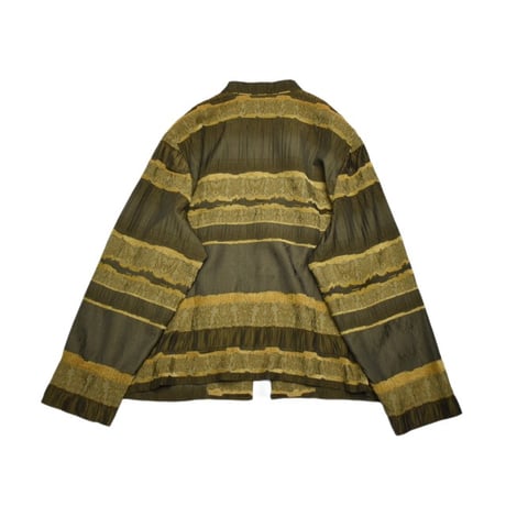 Embroidery Patterned Smooth Jacket