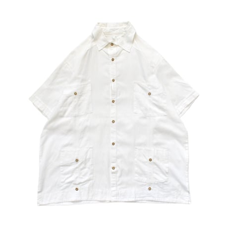 Vintage Four Pocket Guayabera Shirt