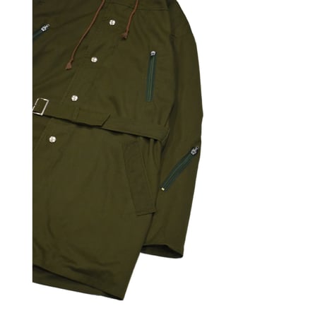 East German Vintage VEB Hooded Field Coat