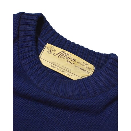 50s-60s US Vintage Letterman Wool Sweater