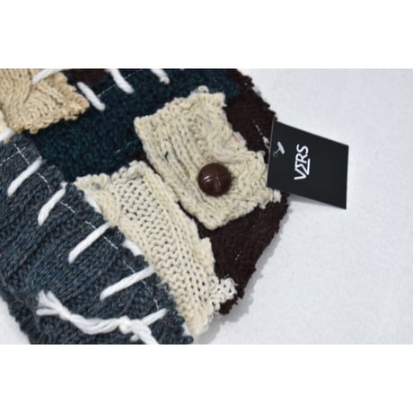 "Remake by VERS" Patch Design Aran Knit Cap
