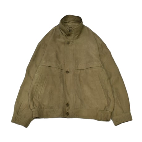 Olive Khaki Utility Stand-Collar Jacket