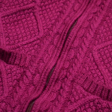 Ireland Aran Knit Zip Hoodie