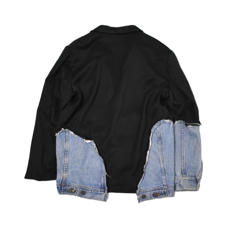VERS Remake Single Breasted Denim Tailored Jacket