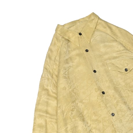 Vintage Silk Patterned L/S Shirt