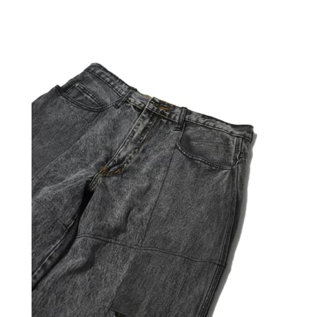 "Remake by VERS" Switching Flare Denim Pants